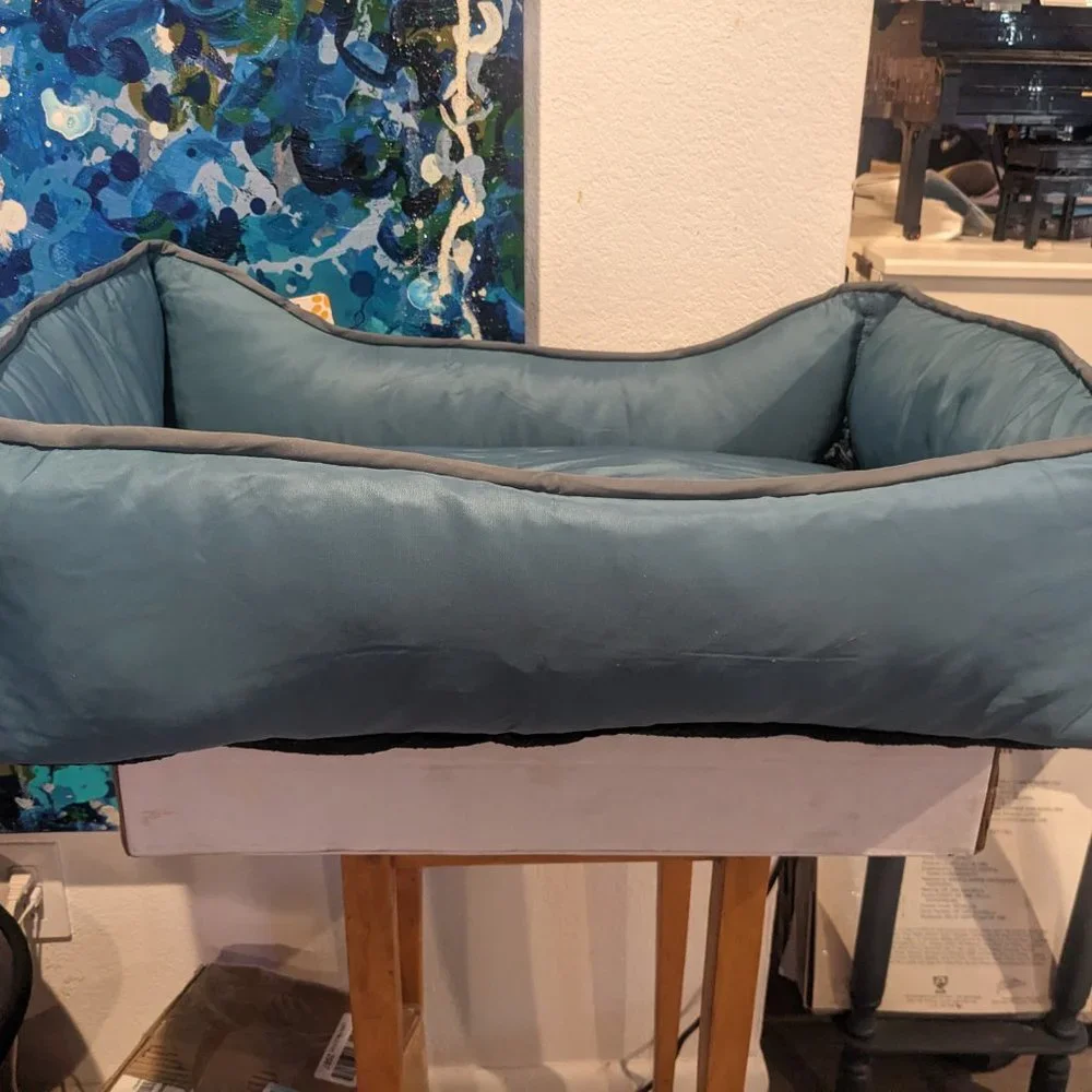 Cabbay Dog Bed for Medium Dog, Cat Bed - Blue